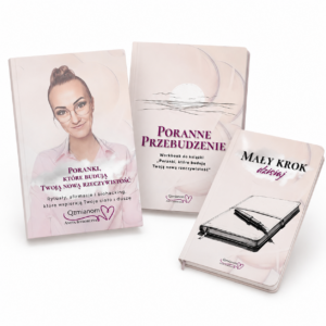 Q-BOX Poranny Start — pakiet książka, workbook i zeszyt dla kobiet 40+